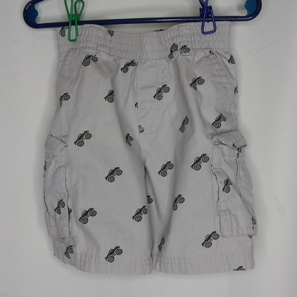 Garanimals 3t Monster Truck Cargo Shorts Gray